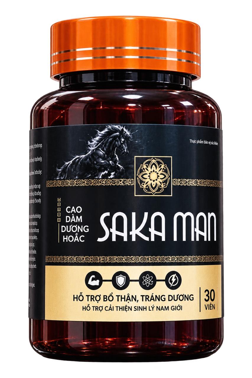 Hộp SAKA MAN — thực phẩm bảo vệ sức khỏe